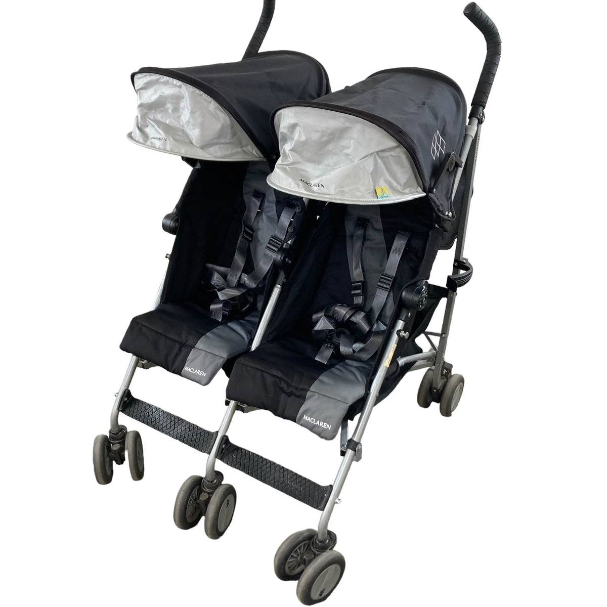 maclaren double stroller price MacLaren Twin Triumph Stroller, 2012, Black/Charcoal