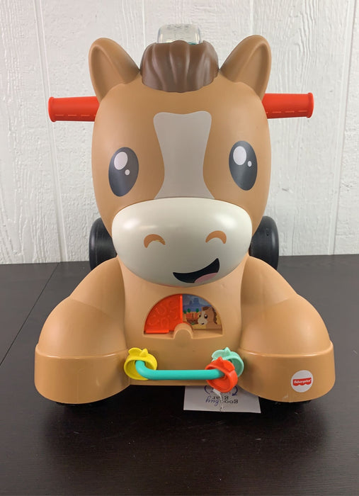 secondhand Fisher Price Walk Bounce & Ride Pony