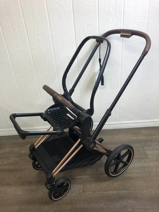 secondhand Cybex Priam Stroller Frame With Waterproof Cover And Car seat Adapters