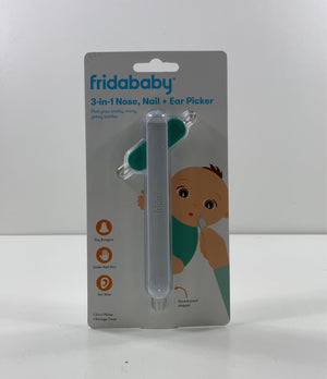 Fridababy 3-in-1 Nose, Nail + Ear Picker by Frida Baby The Makers of NoseFrida The Snotsucker, Safely Clean Baby's Boogers, Ear Wax & More
