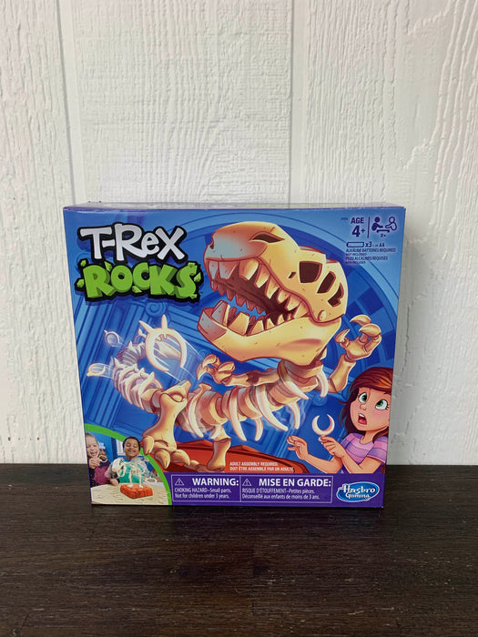 used Hasbro T-Rex Rocks Game