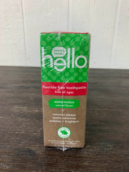 secondhand Hello Kid's Anti-cavity Fluoride Toothpaste, Watermelon 