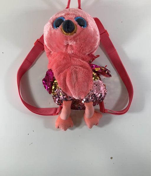 used Ty Gilda Flamingo Backpack