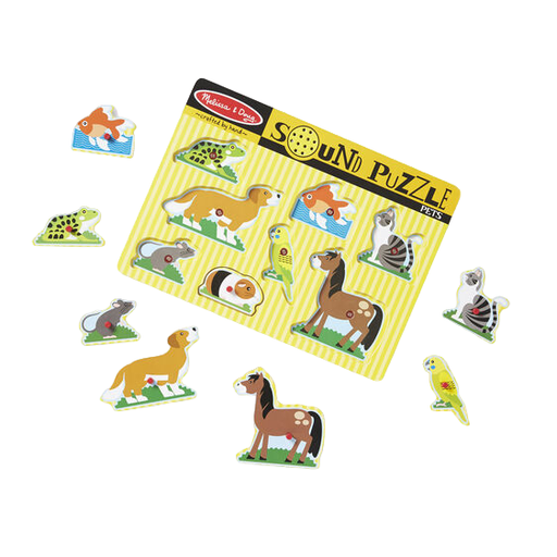 used Melissa & Doug Sound Puzzle, Pets
