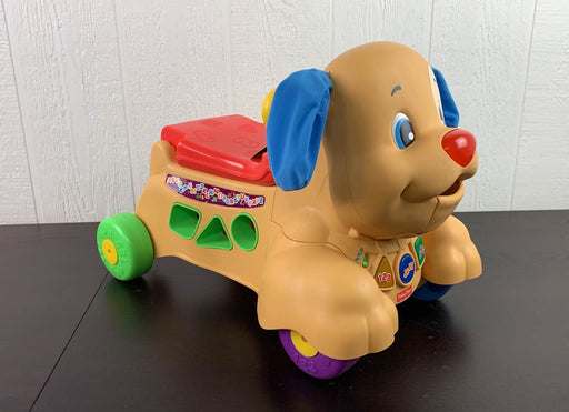 used Fisher Price Laugh And Learn Stride-To-Ride Puppy