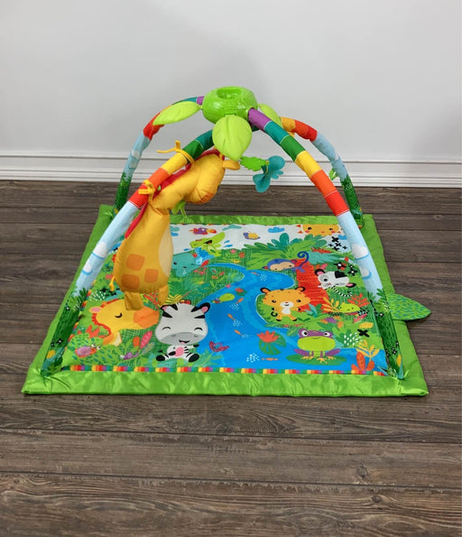 used Fisher Price Rainforest Melodies and Lights Deluxe Gym