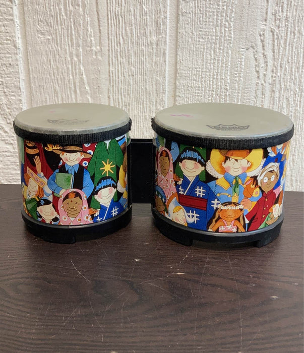 secondhand Remo Kids Drum, & Tambourine