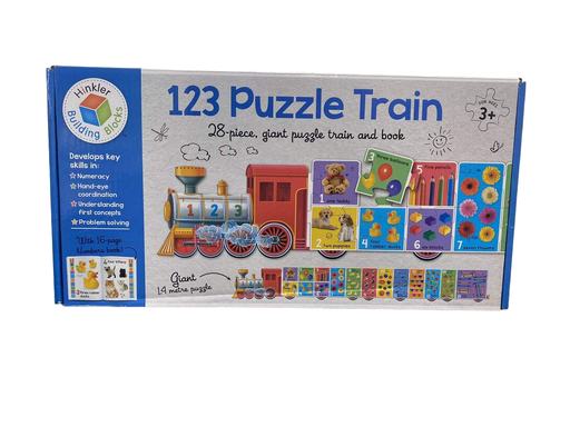 used Hinkler Building Blocks Puzzle Train: 123