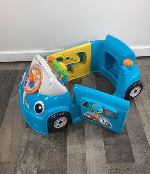 used Fisher Price Laugh & Learn Crawl Around Car, Blue