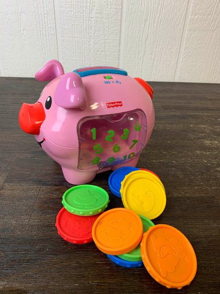 Fisher-Price Laugh & Learn: Learning Piggy Bank Light Piink 