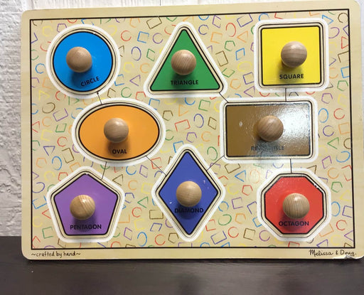 used Melissa & Doug Jumbo Knob Puzzle