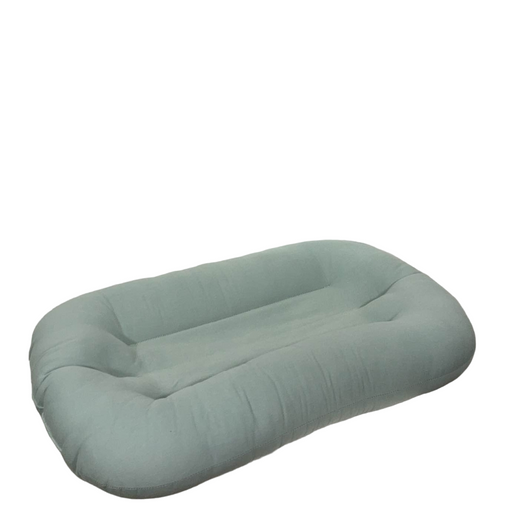 used Snuggle Me Organic Sensory Infant Lounger, Slate