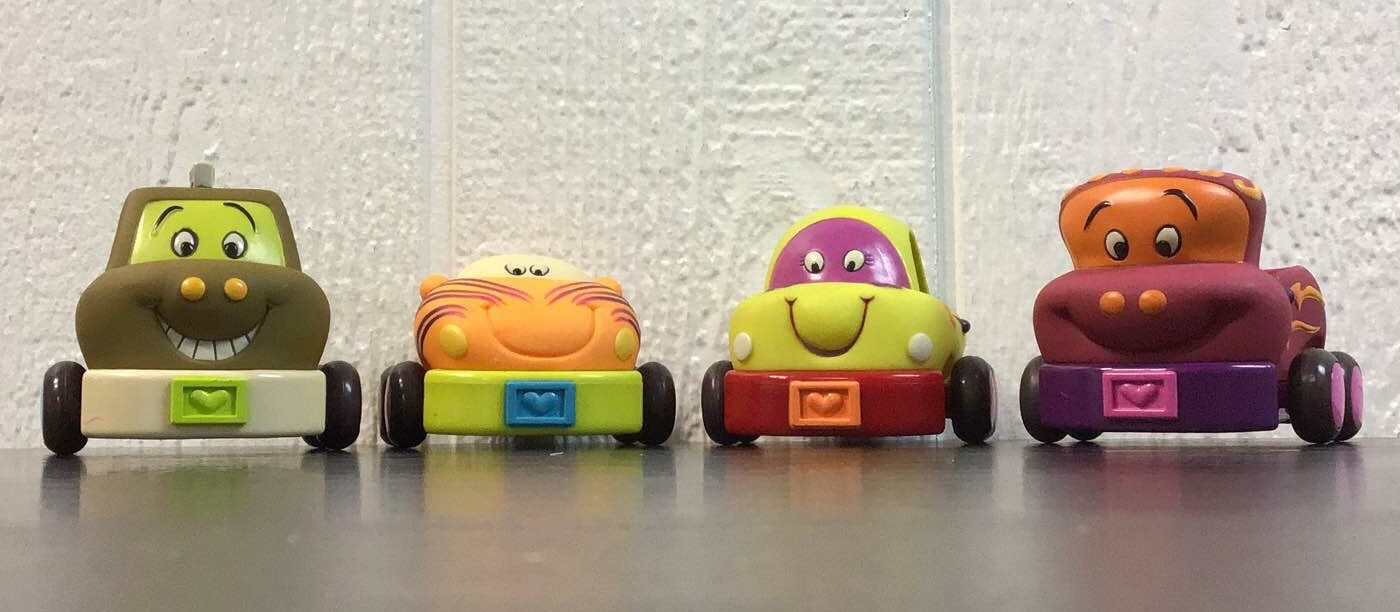 used B. toys Pull Back Toddler Cars Wheeee-ls!