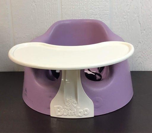 secondhand Bumbo Floor Seat With Play Tray, Grape