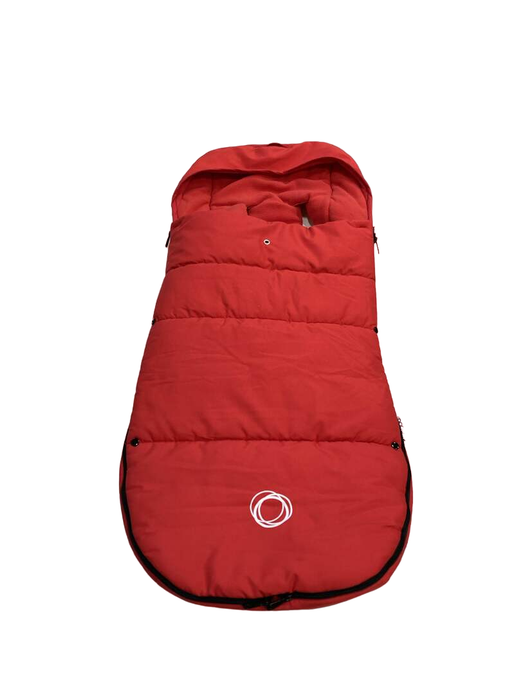 secondhand Bugaboo Footmuff, Sunset Red