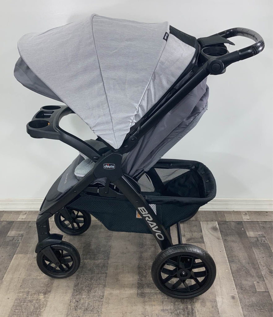 Chicco Bravo LE Travel System, 2021, Driftwood