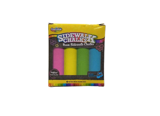 secondhand CreativeKids Neon Sidewalk Chalks 4pc