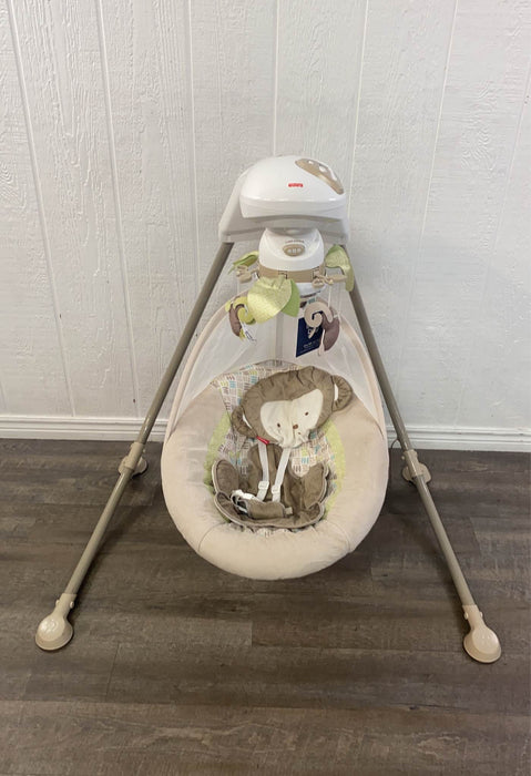 secondhand Fisher Price 2-in-1 Deluxe Cradle 'n Swing