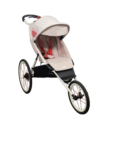 used Cybex AVI Jogging Stroller, Cream/Orange, 2021