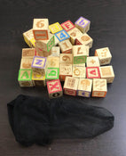 used Alphabet Blocks, 38 blocks