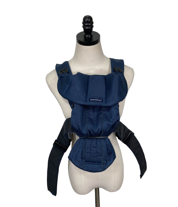 Shop BabyBjorn Baby Carrier Mini, Navy Blue 3D Mesh at GoodBuy Gear