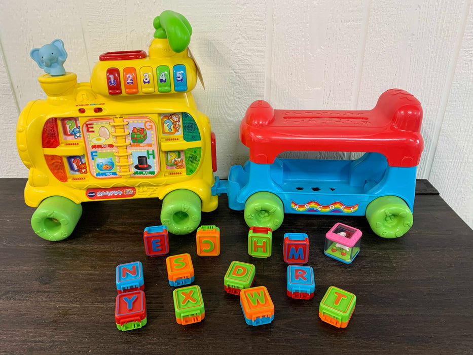 secondhand VTech Sit To Stand Alphabet Train