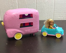 secondhand Mattel Barbie Club Chelsea Camper Playset