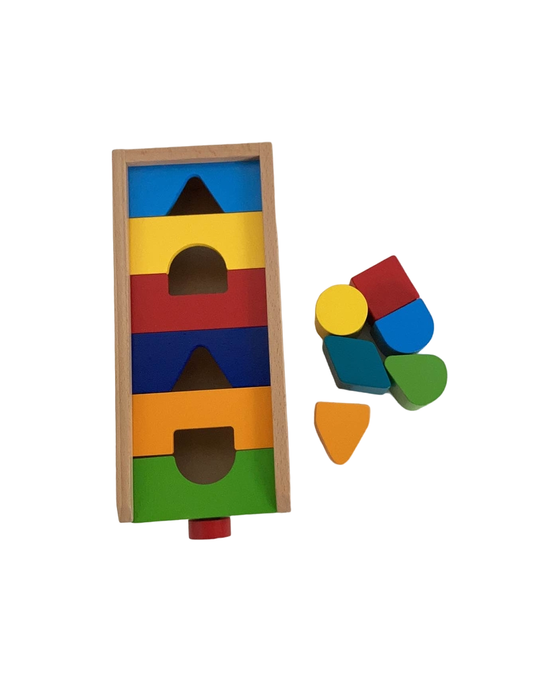 secondhand HABA Fit & Play Rainbow Shape Sorting Box