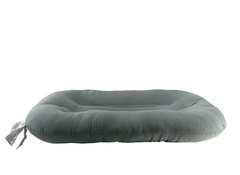 used Snuggle Me Organic Sensory Infant Lounger, Slate