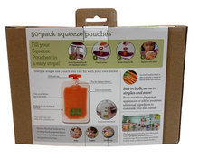 secondhand Infantino Squeeze Pouches, 4 fl oz., 50 count