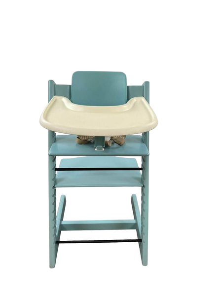 stokke tripp trapp aqua Stokke Tripp Trapp High Chair with Baby Set and Tray, Turquoise