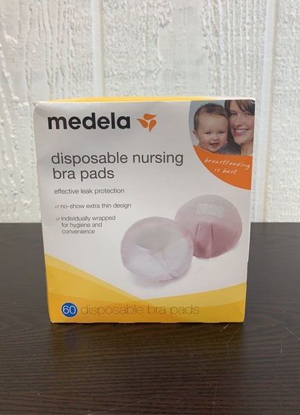 Medela Safe & Dry Ultra Thin Disposable Nursing Pads, 120 Count Breast Pads  for Breastfeeding, Leakproof Design, Slender and Contoured for Optimal Fit