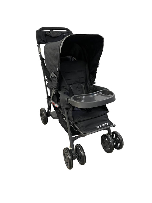 used Joovy Caboose Too Ultralight Graphite Sit And Stand Double Stroller, Black, 2020