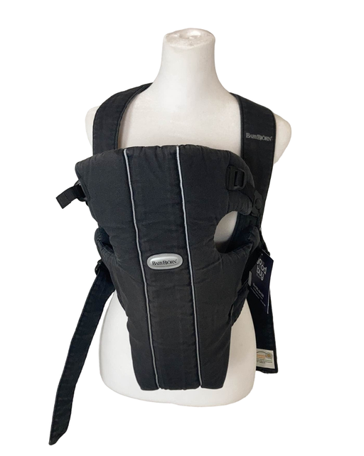 used BabyBjorn Baby Carrier Mini, Black Cotton