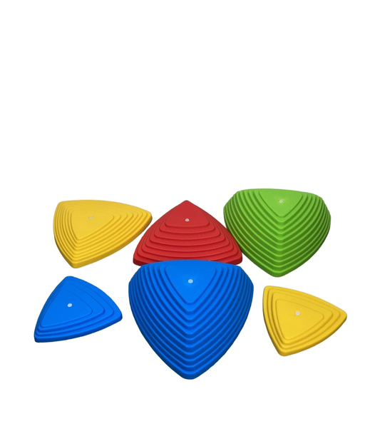 Shop JumpOff Jo Rocksteady Tall Balance Blocks, Primary at GoodBuy Gear