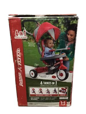 Radio Flyer 4 in 1 Stroll n Trike Red
