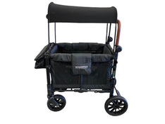 secondhand Wonderfold W2 Luxe Multifunctional Double Stroller Wagon, 2022, Charcoal Black