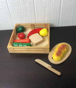 Melissa & Doug Toy, Cutting Food, Wooden