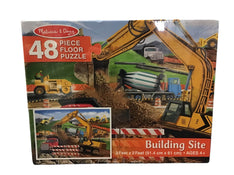 used Melissa & Doug Floor Puzzle, Building Site