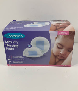 Lansinoh Stay Dry Disposable Nursing Pads (Pack of 60)