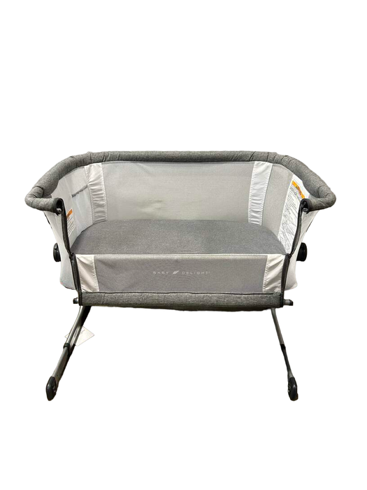 secondhand Baby Delight Beside Me Dreamer Bassinet & Bedside Sleeper, Charcoal Tweed