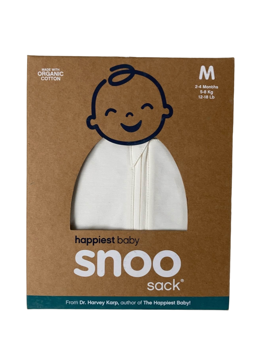 used Happiest Baby SNOO Sack, Medium (12-18 lbs), Ivory