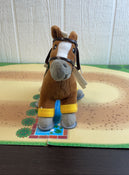 used Melissa & Doug Train & Jump Horse Show Play Set