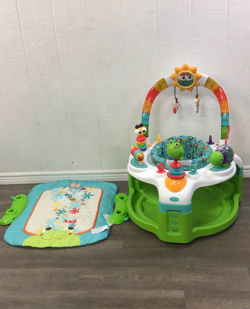 used Bright Starts 2-in-1 Activity Gym And Saucer, Laugh & Lights