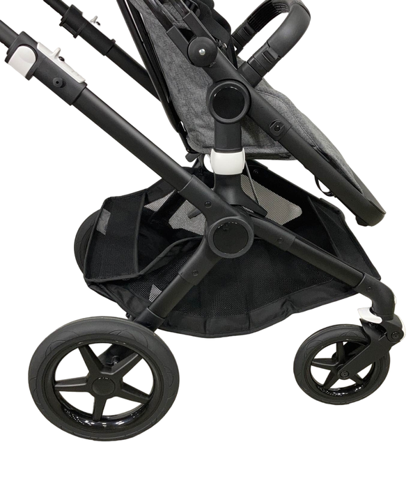 used Bugaboo Fox 3 Stroller, 2021, Black, Grey Melange