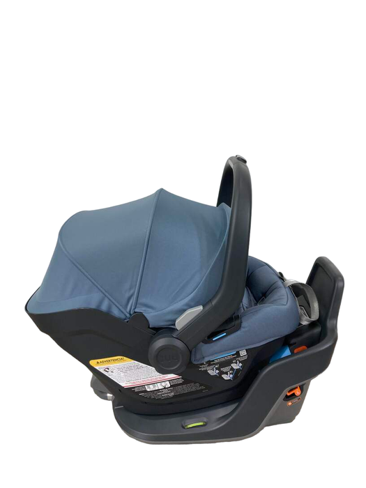 secondhand UPPAbaby MESA MAX Infant Car Seat and Base, Gregory Blue Melange, 2023