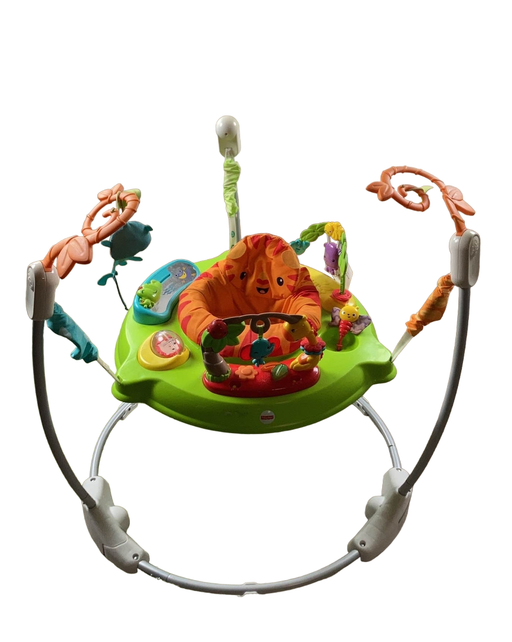 used Fisher Price Jumperoo Activity Center, Roaring Rainforest