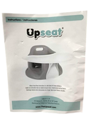 used Upseat Baby Floor Chair and Booster Seat with Tray, Grey