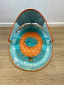 Shop SwimWays Baby Spring Float with Sun Canopy, Blue and Orange at GoodBuy Gear