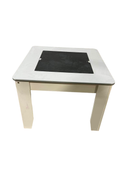 secondhand Delta Children Chelsea Table, Gray/White